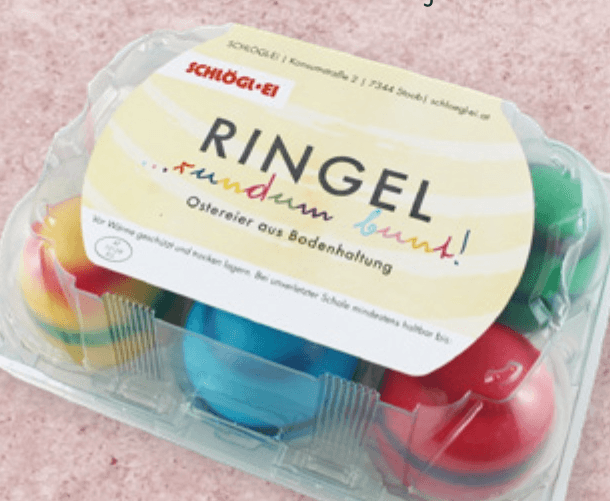 Uskršnje pisanice Prugice 6 kom SCHLÖGI EI - Akcija u trgovini Spar