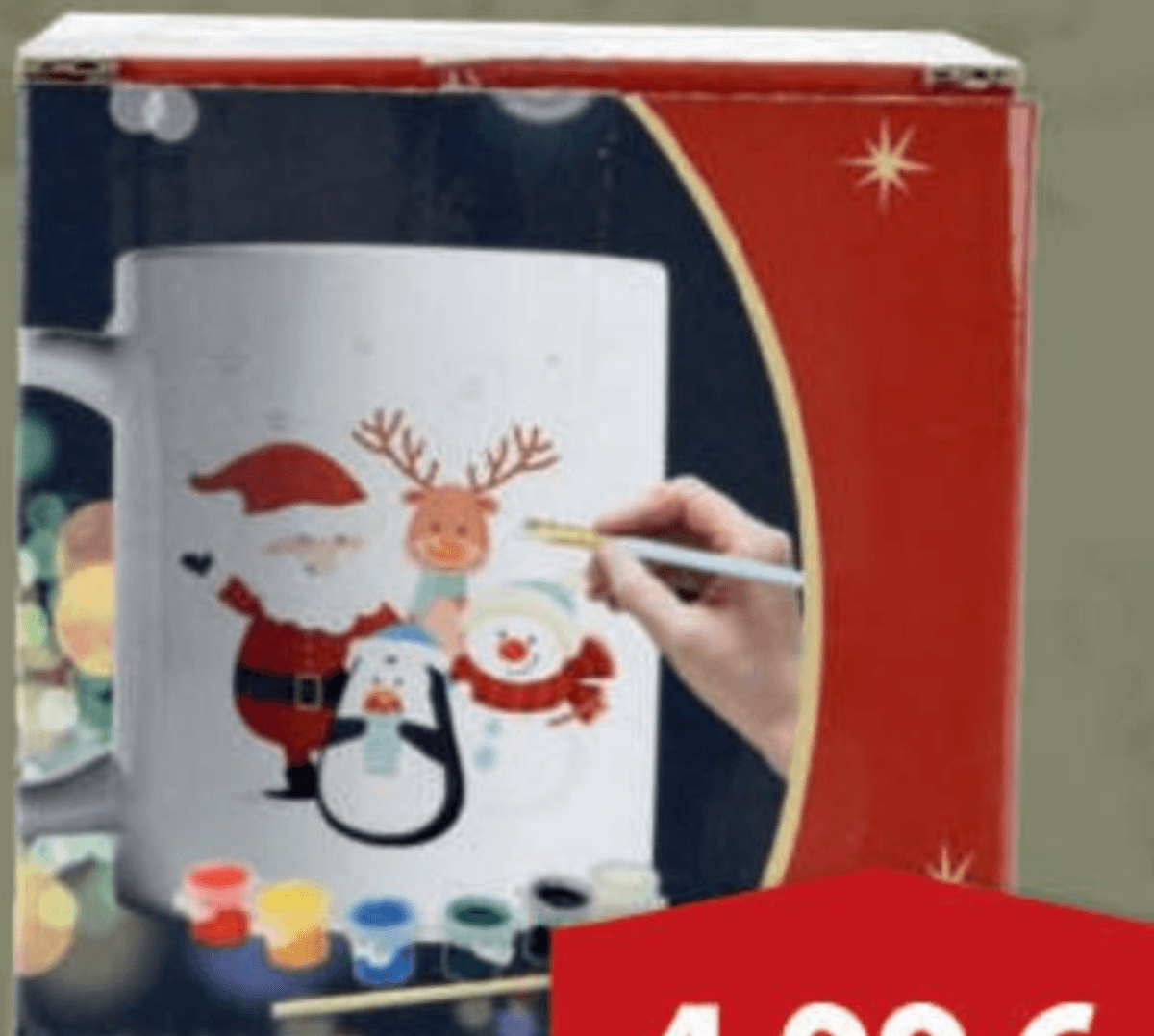 Božićna šalica 1 komad - Akcija u trgovini Boso