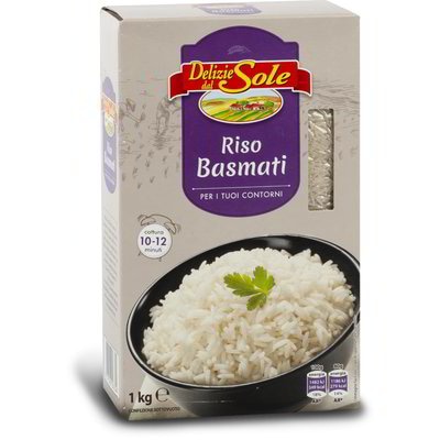 Delizie Sole Riža Basmati 1 kg - Akcija u trgovini Eurospin