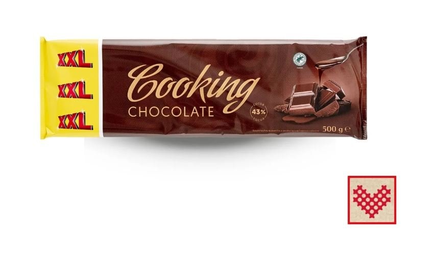 Čokolada za kuhanje XXL 500 g Cooking - Akcija u trgovini Lidl