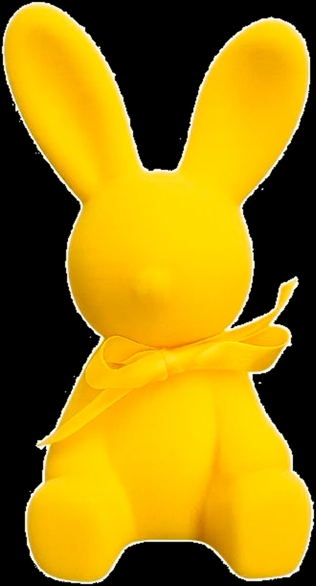 Uskrsna dekoracija plišani žuti zec 1 kom. - Akcija u trgovini Dm