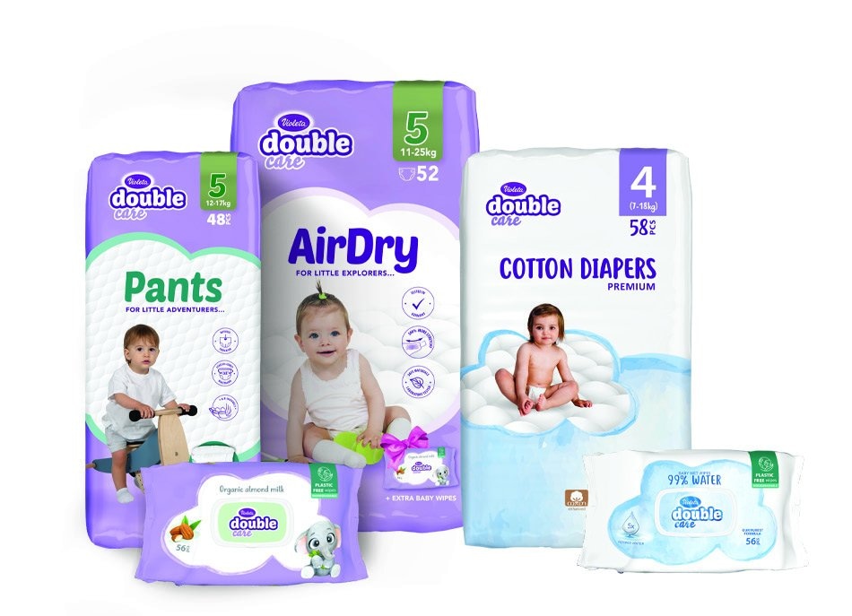 Odabrane Violeta pelene i vlažne maramice - Akcija u trgovini Bipa