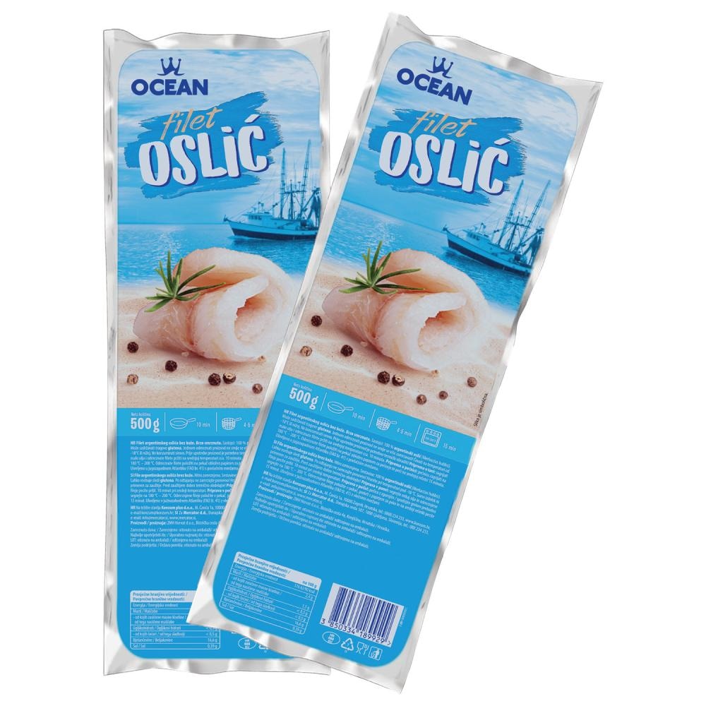 Ocean Oslić filet 500g - Akcija u trgovini Konzum
