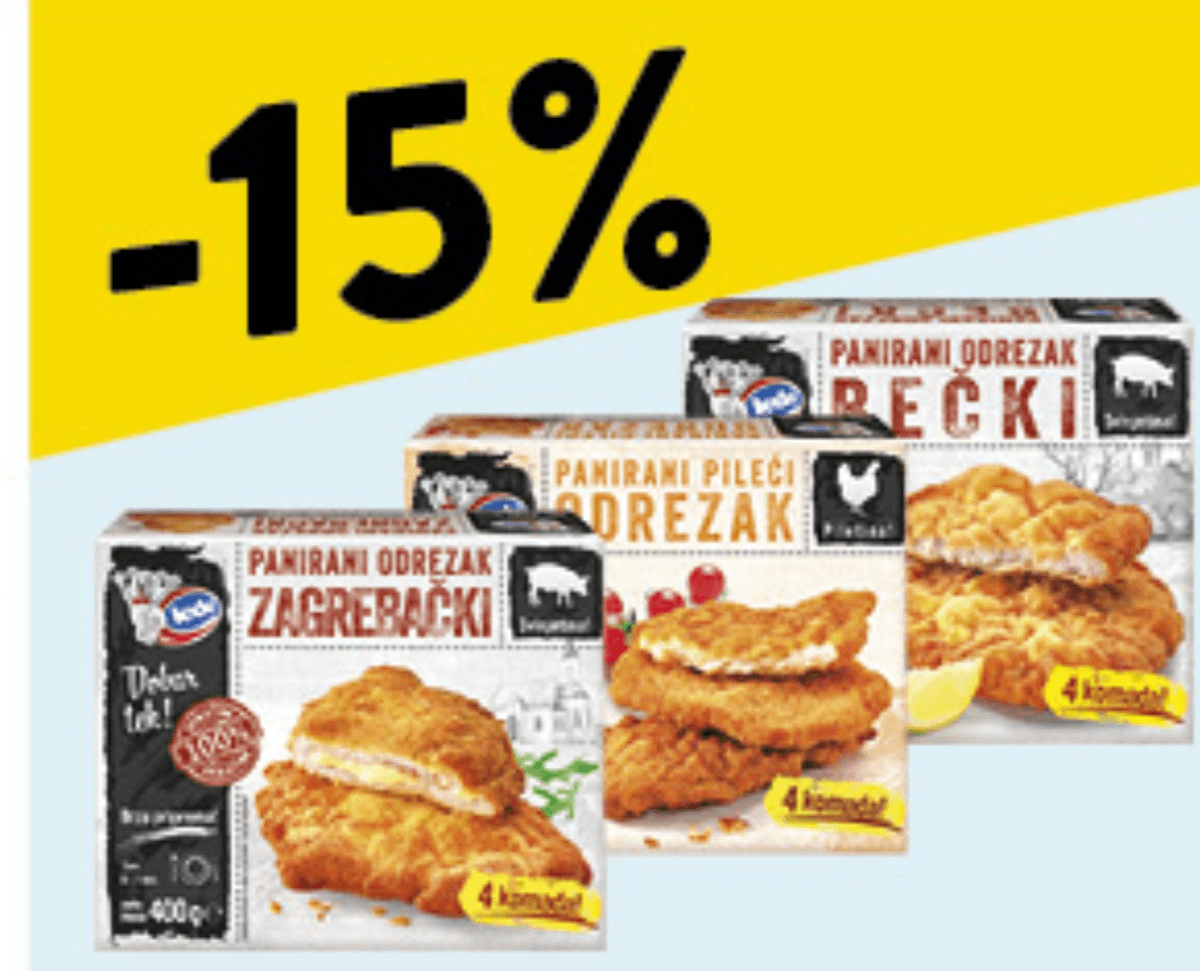 Odabrani Ledo Panirani proizvodi - Akcija u trgovini Konzum