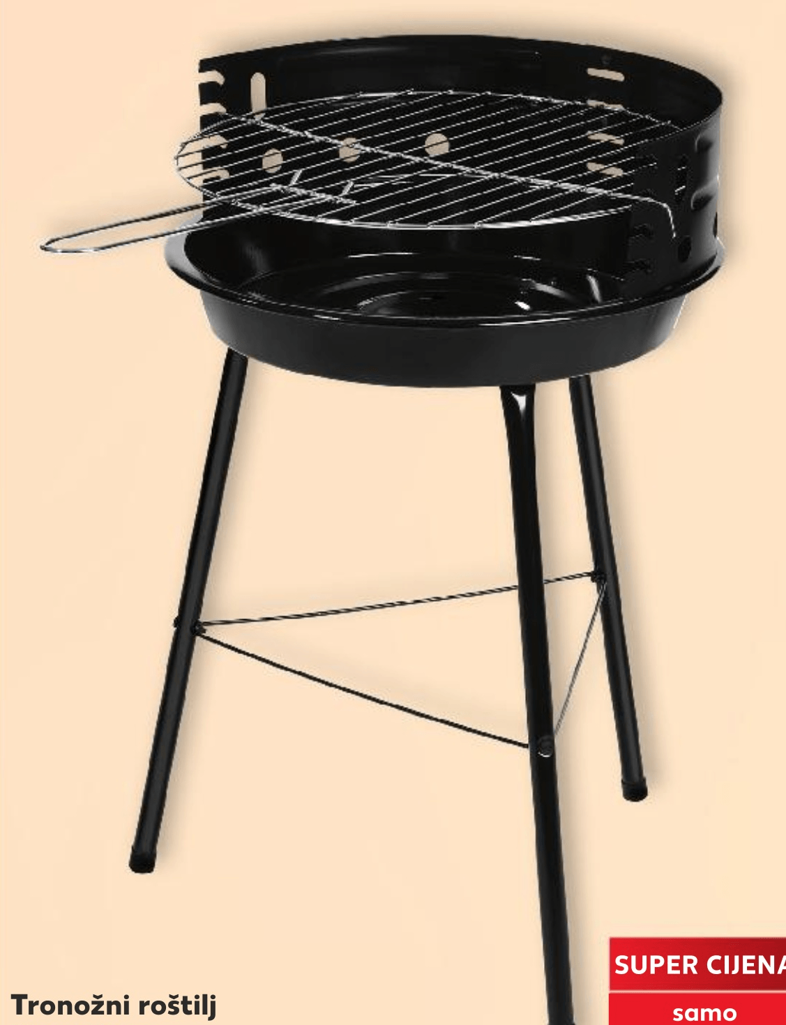 Tronožni roštilj komad - Akcija u trgovini Kaufland