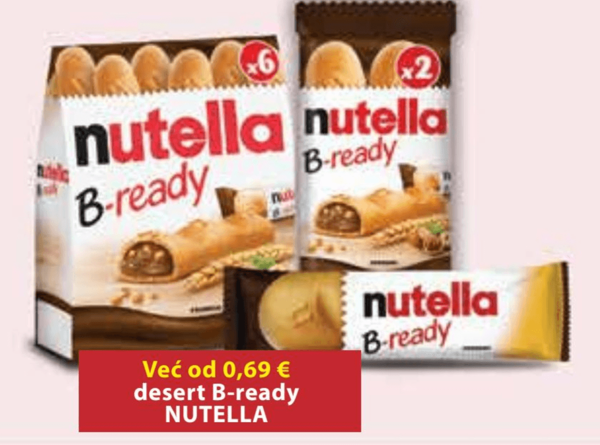 Nutella B-ready - Akcija u trgovini Ribola