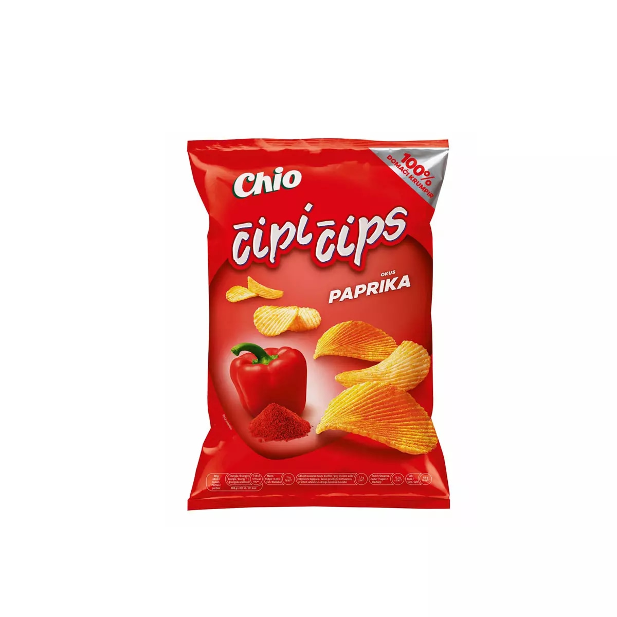 Čips Čipi Čips ili Chio od 120 g do 250 g Čipi Čips, Chio - Akcija u trgovini Interspar