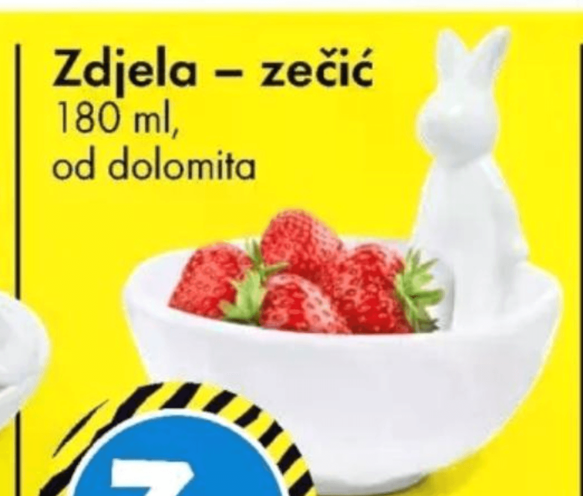 Zdjela - zečić 180 ml - Akcija u trgovini Tedi