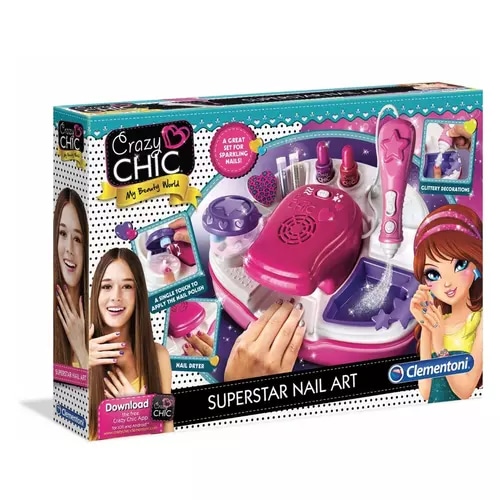 SUPERSTAR Dječji set za ukrašavanje noktiju Clementoni - Akcija u trgovini Kaufland