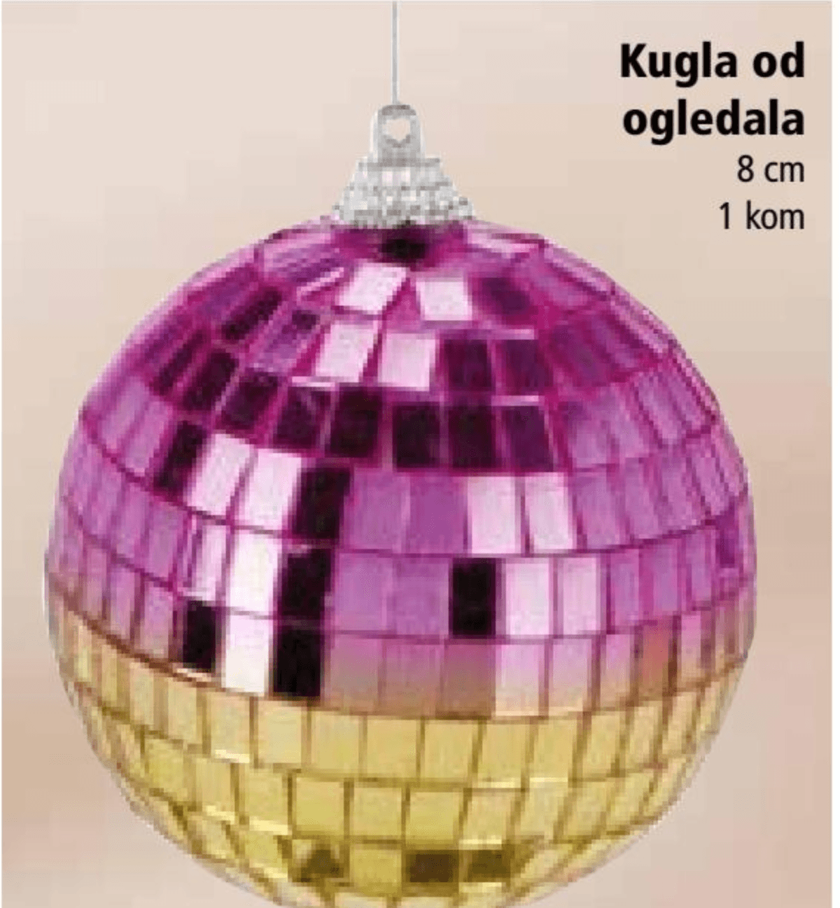 Kugla od ogledala 1 kom - Akcija u trgovini Interspar