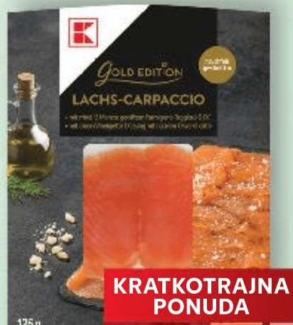 Carpaccio ili file od lososa 125 g Gold Edition - Akcija u trgovini Kaufland