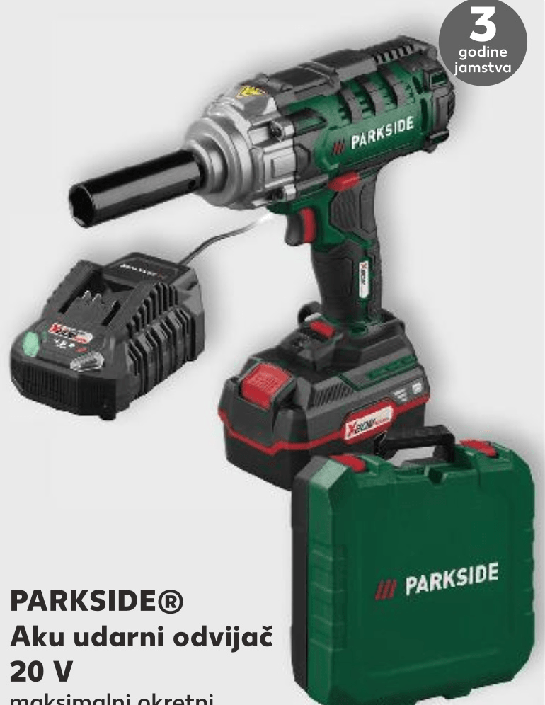 PARKSIDE® Aku udarni odvijač pakiranje - Akcija u trgovini Kaufland