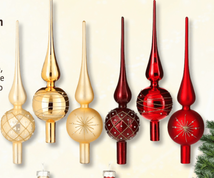 Ukrasni vrh za božićno drvce 1 kom. - Akcija u trgovini Bauhaus