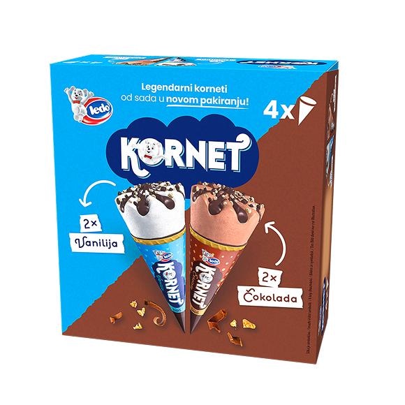 Korneti mix Ledo 4 x 120 ml - Akcija u trgovini Bakmaz
