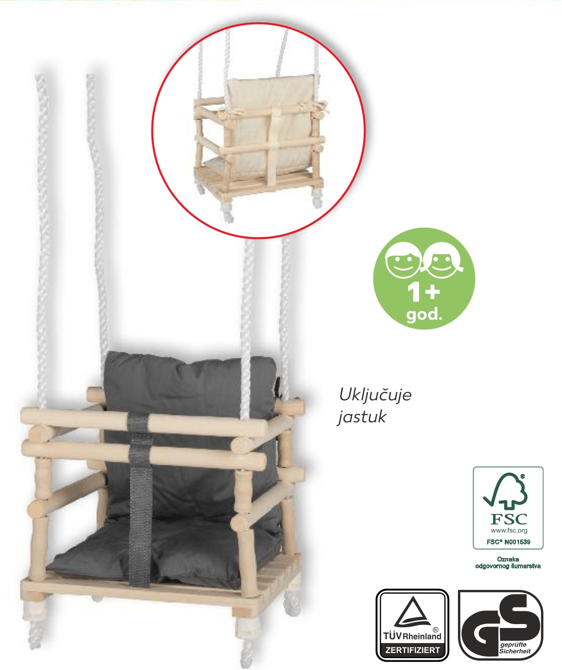 Dječja ljuljačka pakiranje - Akcija u trgovini Kaufland