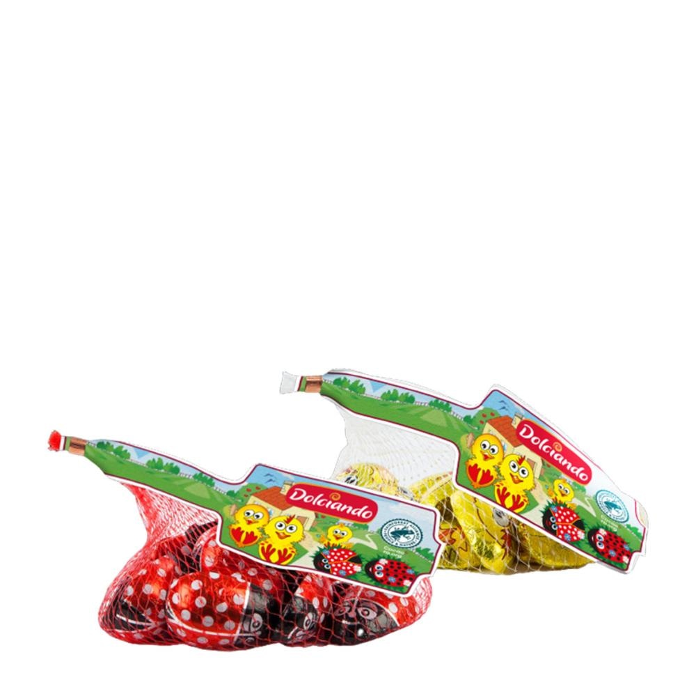 Čokoladne figure u mrežici Dolciando 100 g - Akcija u trgovini Eurospin