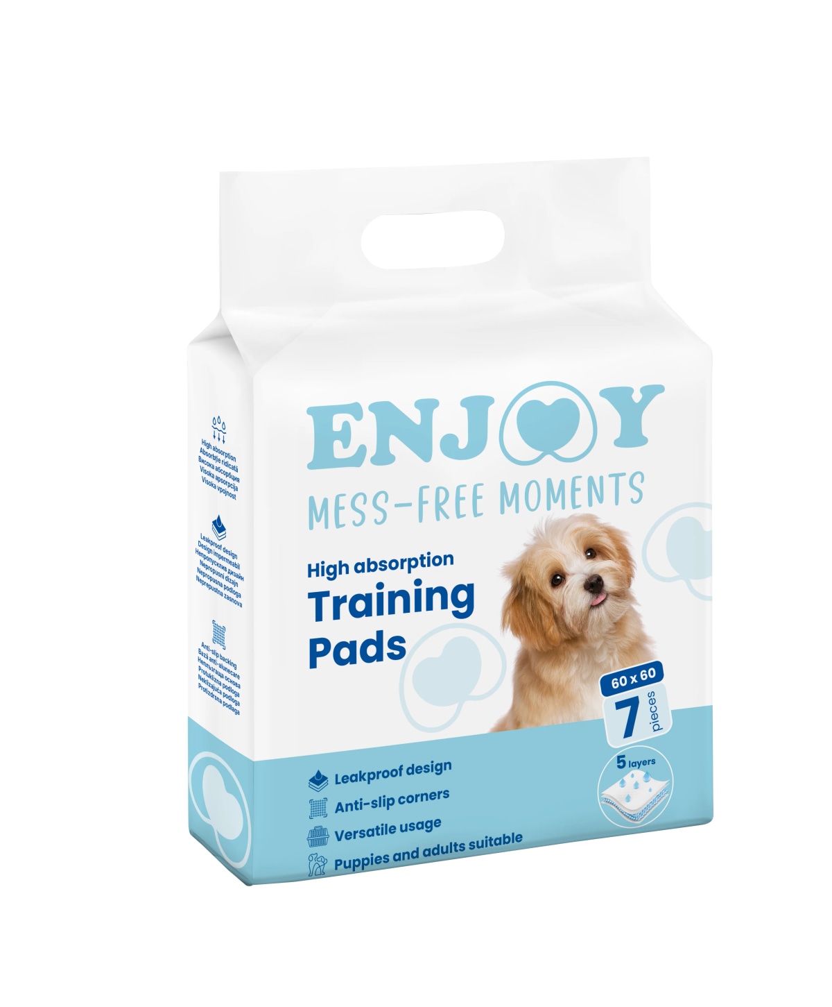 ENJOY Puppy Pads 60x60, 7kom - Akcija u trgovini Pet Centar