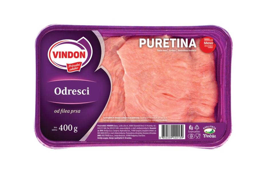 Vindon, Vindija Pureći file od prsa 475 g - Akcija u trgovini Tommy