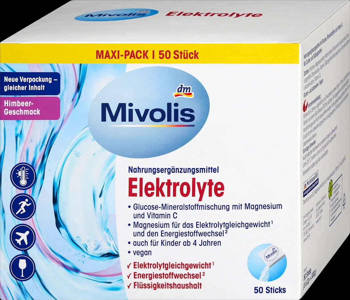 Mivolis elektroliti u prahu 50 kom. - Akcija u trgovini Dm