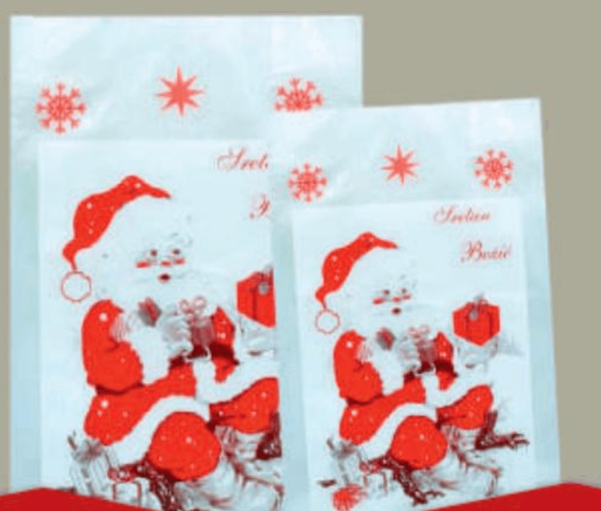 Vrećice za božićne paketiće 1 komad - Akcija u trgovini Boso