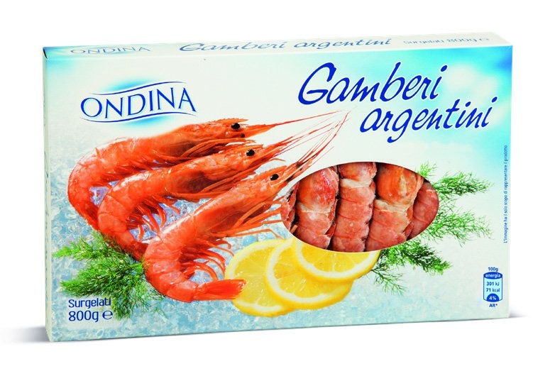 Ondina argentinske kozice 800 g Akcija u trgovini Eurospin