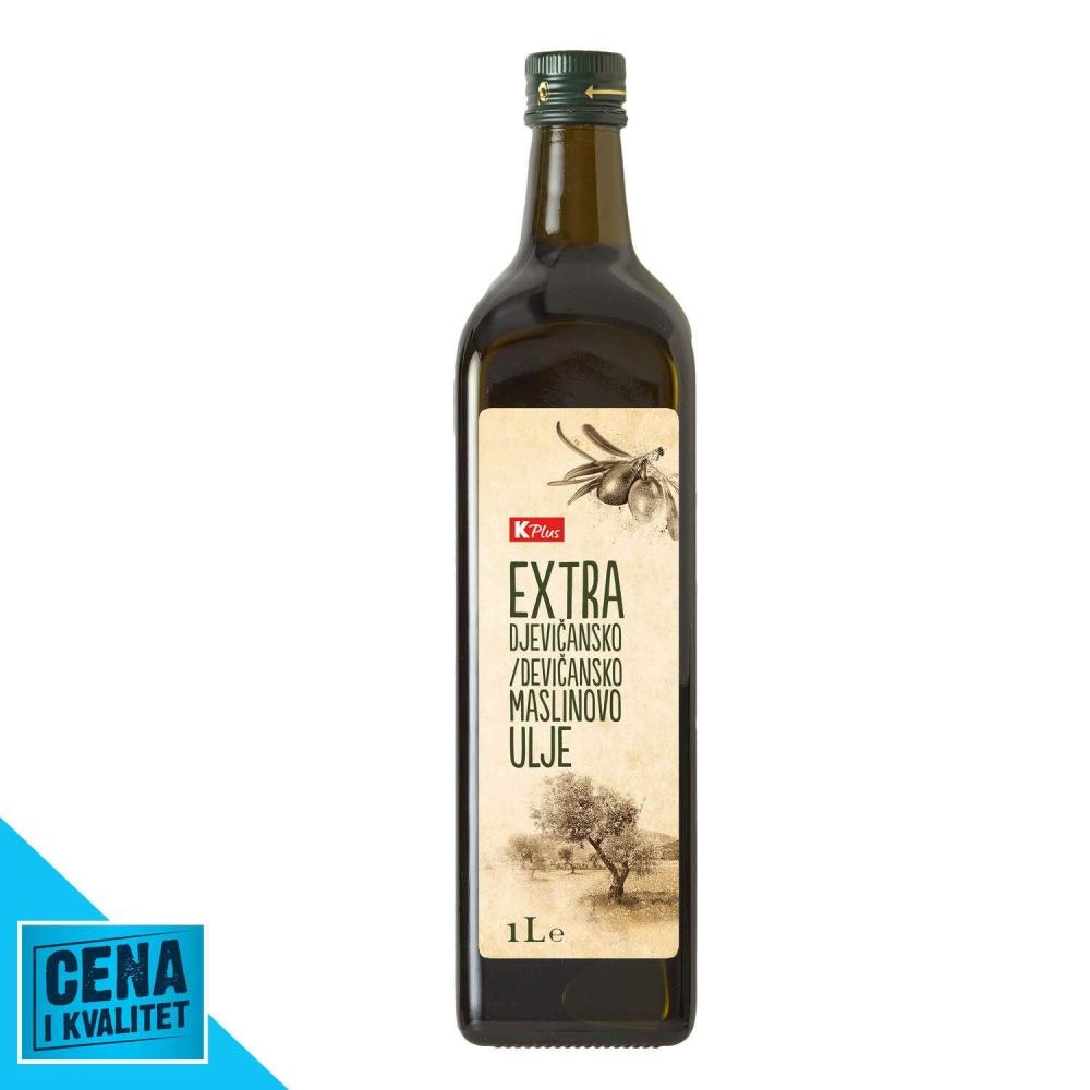 K Plus Ekstra djevičansko maslinovo ulje 1L - Akcija u trgovini Konzum
