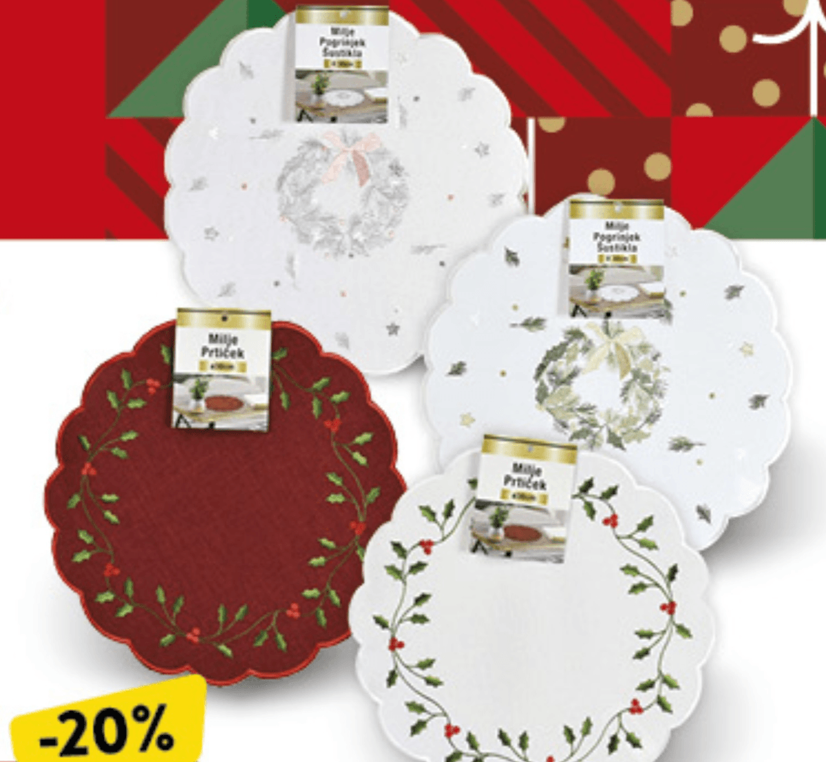 Podmetač Ø30cm - Akcija u trgovini Konzum