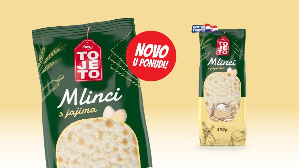 Mlinci s jajima 250 g ToJeTo - Akcija u trgovini NTL