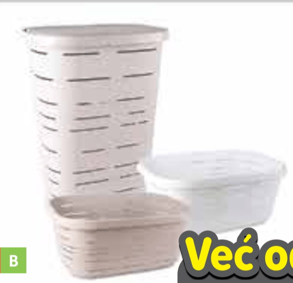 Košara ili koš za rublje MAZZEI - Akcija u trgovini Plodine