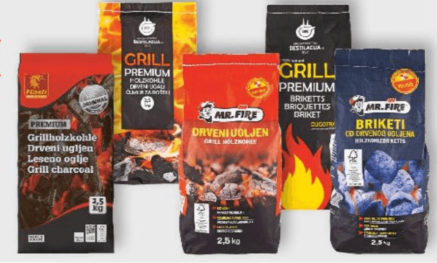 Drveni ugljen i briketi Akcija u trgovini Kaufland