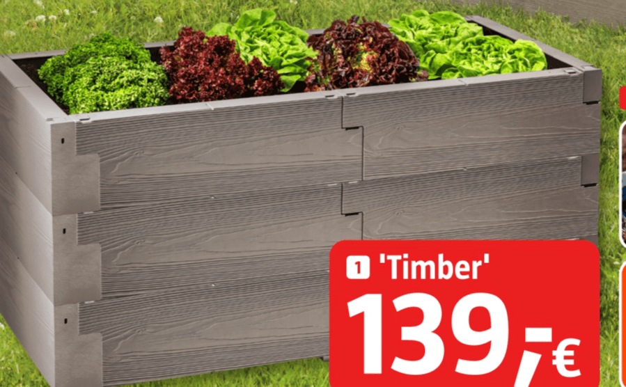 Visoka gredica 'Timber' - Akcija u trgovini Bauhaus