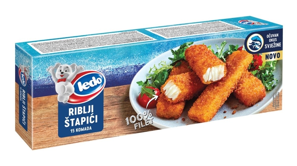 Ledo Panirani riblji štapići ili oblici - Akcija u trgovini Tommy
