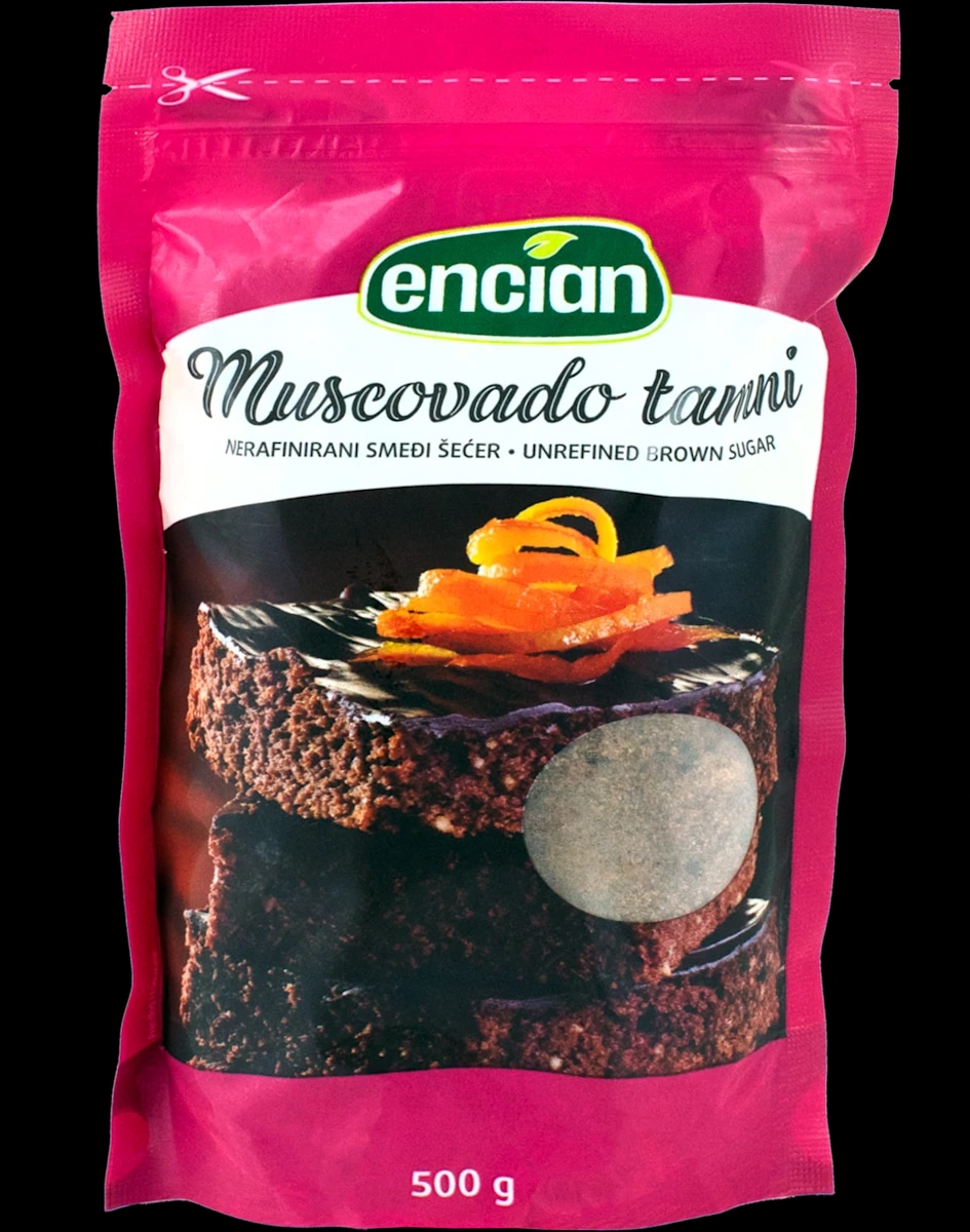 Šećer muscovado tamni Encian 500 g - Akcija u trgovini KTC
