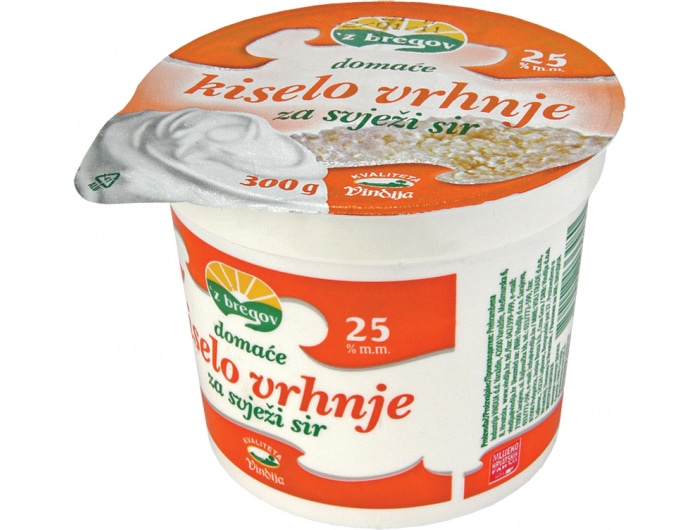 'z bregov, Vindija Kiselo vrhnje 300 g - Akcija u trgovini Tommy