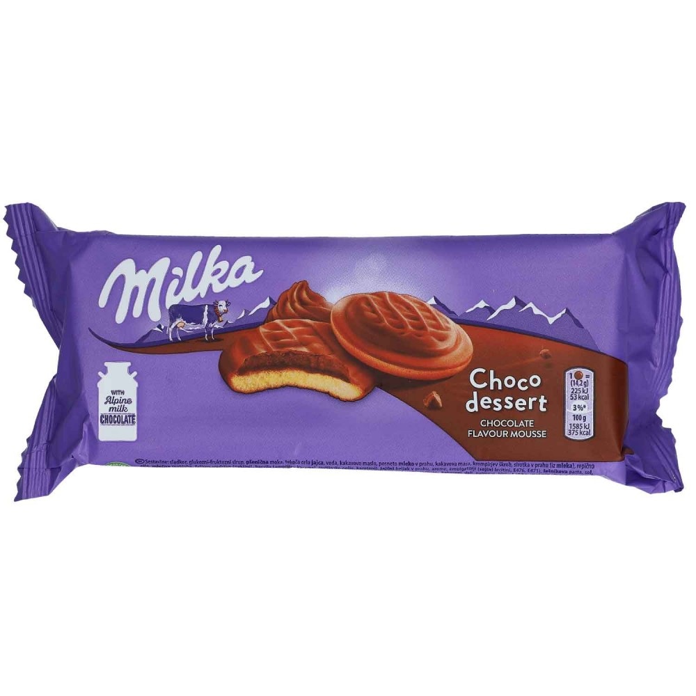 Milka Choco dessert Choco flavour / Milka Choco Jaffa Raspberry 128g / 147g - Akcija u trgovini Žabac
