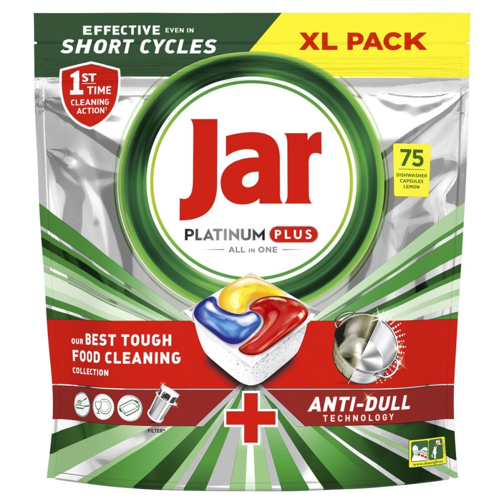 JAR Tablete za pranje suđa platinum lemon 75 kom - Akcija u trgovini Pivac