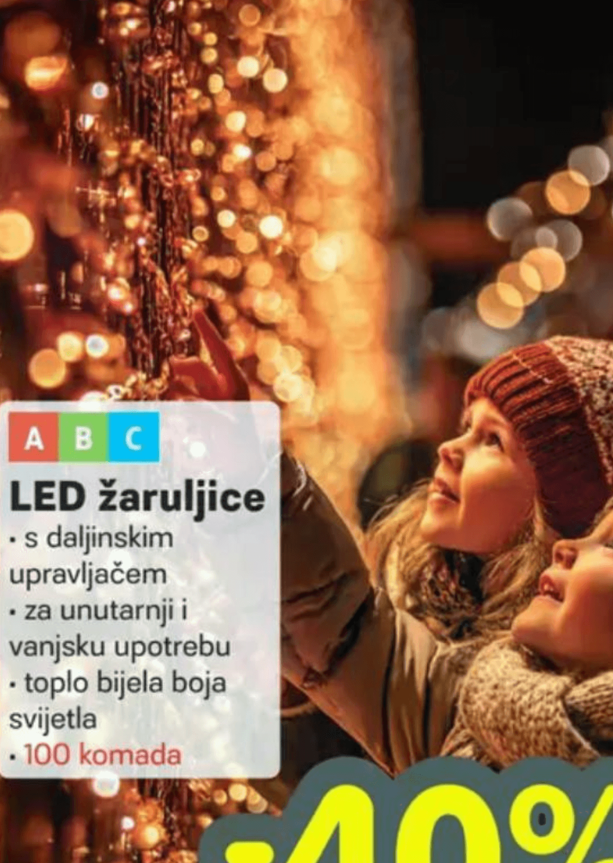 LED žaruljice 100 komada - Akcija u trgovini Plodine