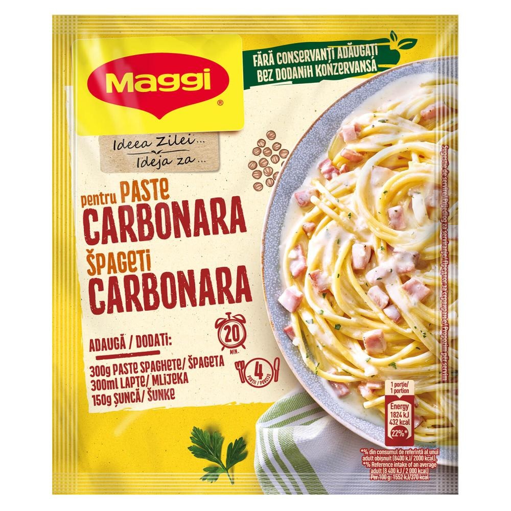 Maggi Pasta Carbonara 37g - Akcija u trgovini Žabac