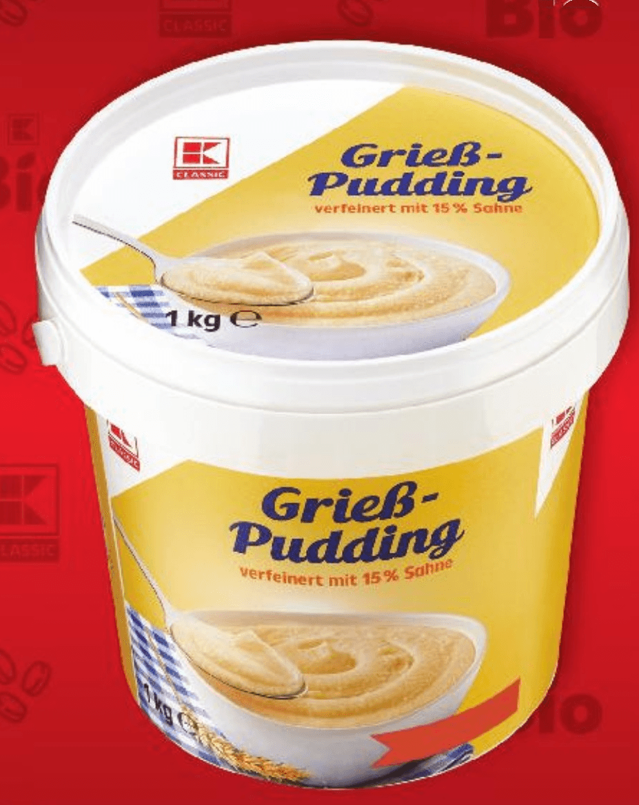 Grieß-Pudding 1 kg K Classic - Akcija u trgovini Kaufland