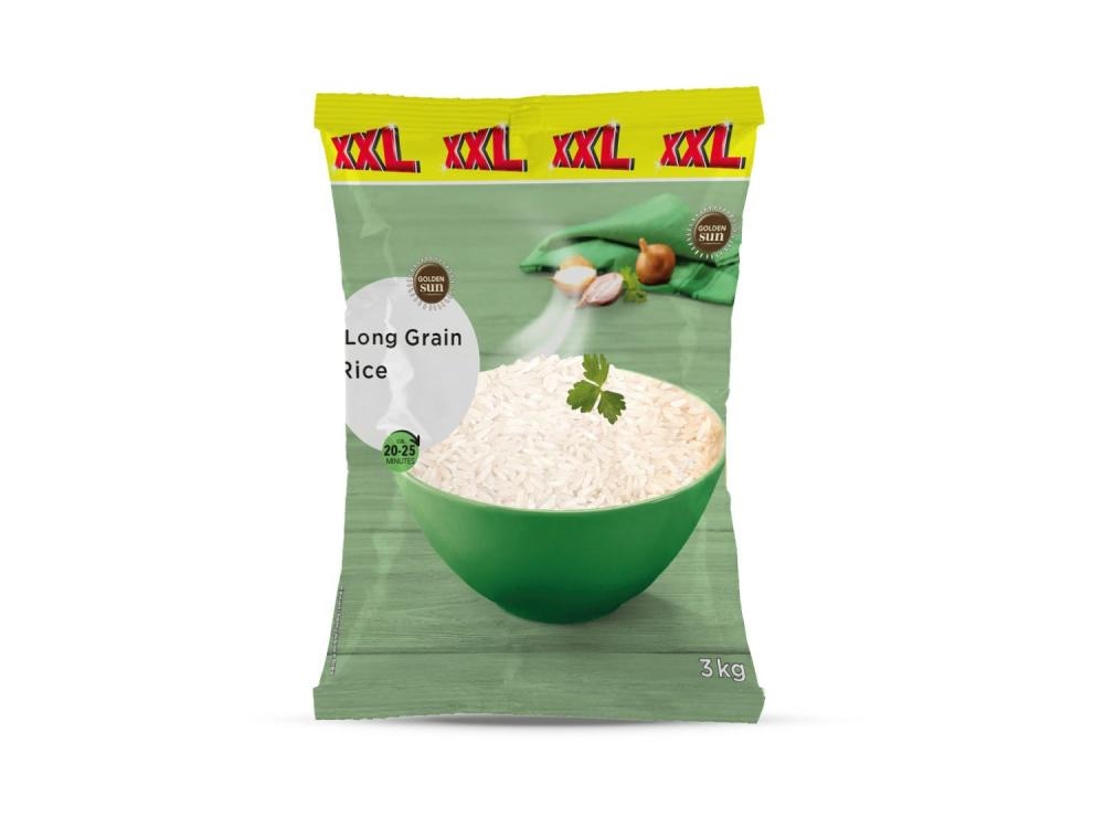 Golden Sun Riža XXL 3 kg - Akcija u trgovini Lidl