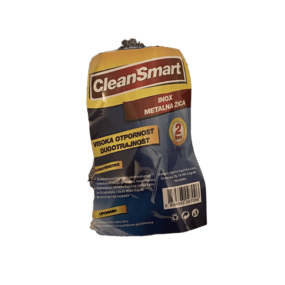 Clean Smart Žica za čišćenje-inox 2kom - Akcija u trgovini Pivac