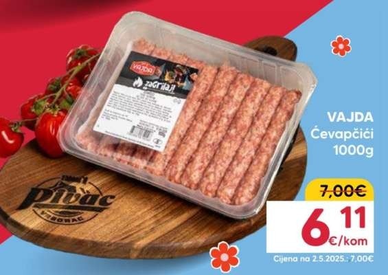 Chef's ćevapčići 1000 g Pivac Akcija u trgovini Pivac