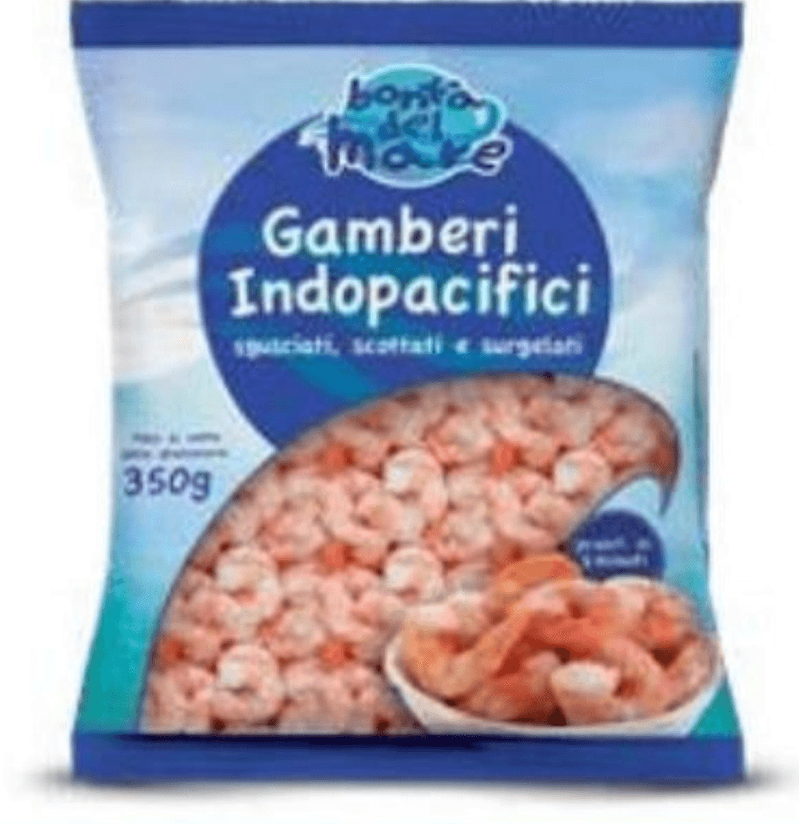 Očišćene Indopacifičke Kozice 350 g Bonita Mare - Akcija u trgovini Eurospin