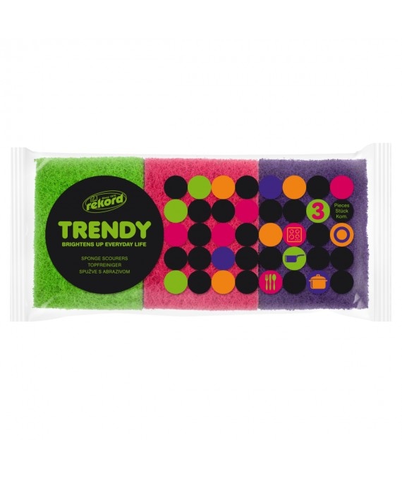 Trendy oblikovana spužva 3 kom/pak - Akcija u trgovini KTC