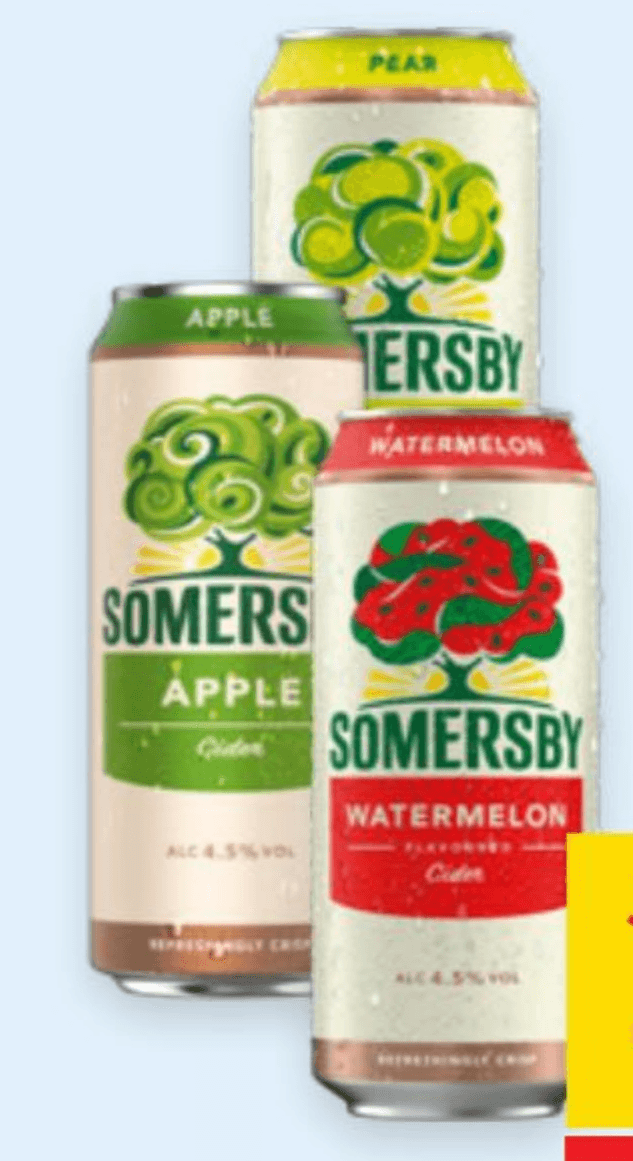 Cider Somersby 0,5 L - Akcija u trgovini Spar
