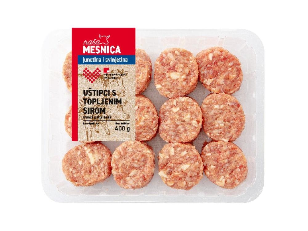 Svježi mesni uštipci sa sirom 400 g Mesnica - Akcija u trgovini Lidl