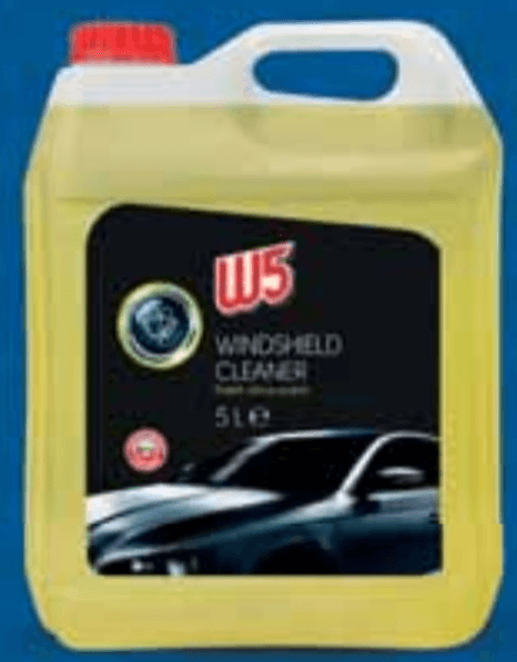 W5 Tekućina za pranje vjetrobranskog stakla 5 l - Akcija u trgovini Lidl