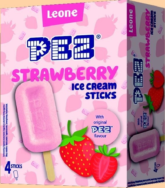 PEZ sladoled jagoda ili limun 4x80 ml Akcija u trgovini Kaufland