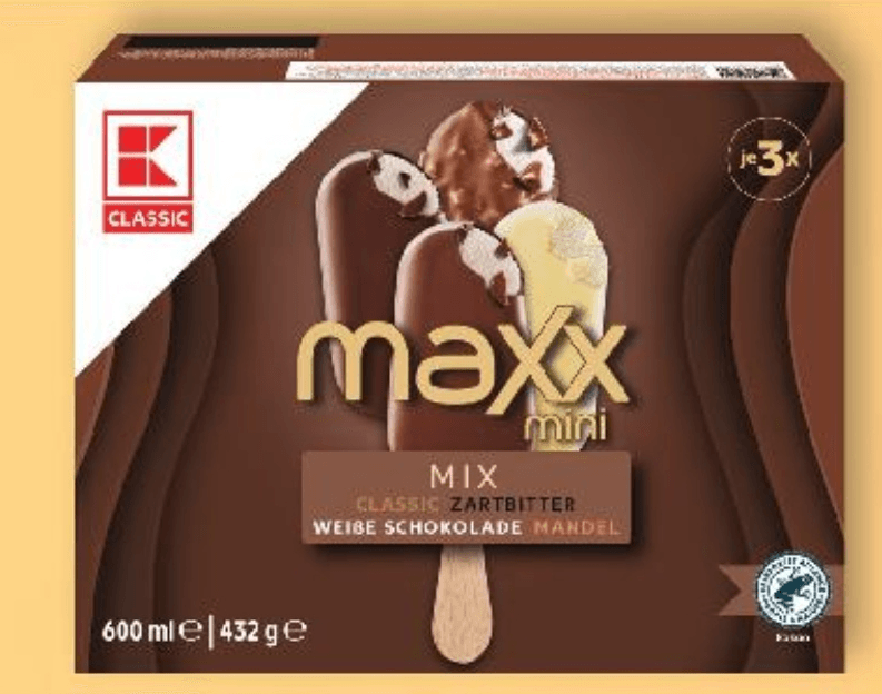 Sladoled Mini Maxx classic 12x50 ml K Classic - Akcija u trgovini Kaufland
