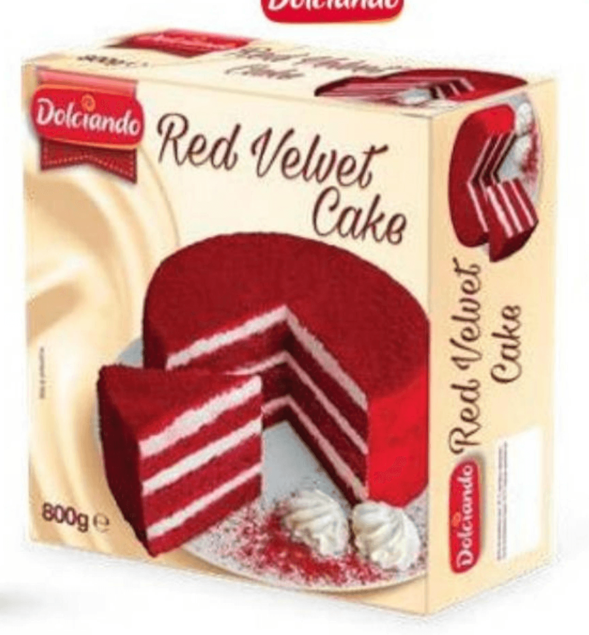 Torta Belgijska/Red Velvet 800 g Dolciando - Akcija u trgovini Eurospin